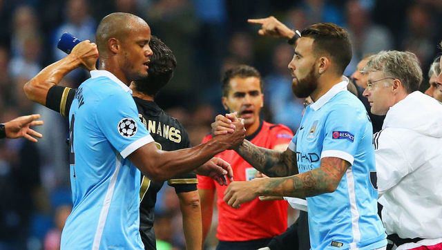 during the  UEFA Champions League Group D match between Manchester City FC and Juventus at the Etihad Stadium on September 15, 2015 in Manchester, United Kingdom.