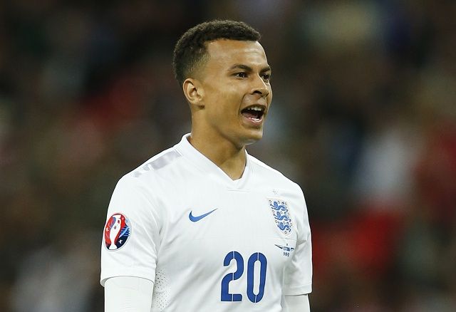 Football - England v Estonia - UEFA Euro 2016 Qualifying Group E - Wembley Stadium, London, England - 9/10/15 England's Dele Alli Action Images via Reuters / John Sibley Livepic EDITORIAL USE ONLY.