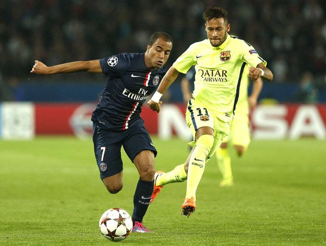 lucas moura neymar