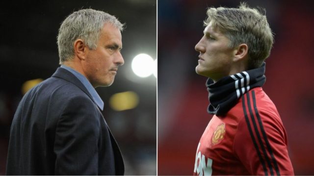 Mourinho i Schweinsteiger