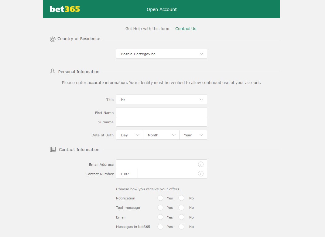 bet365 registracija