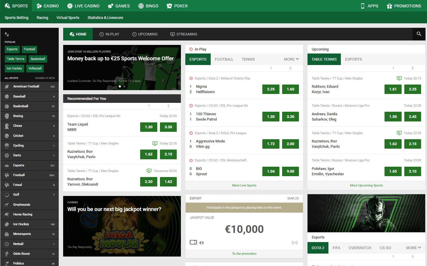 Unibet kladionica