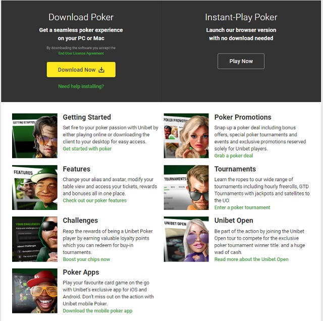 Unibet poker