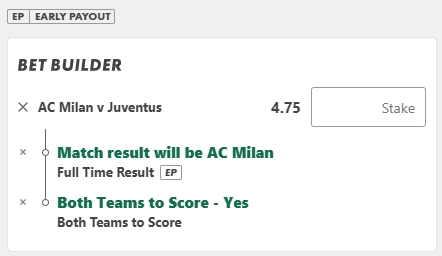 Milan vs Juventus